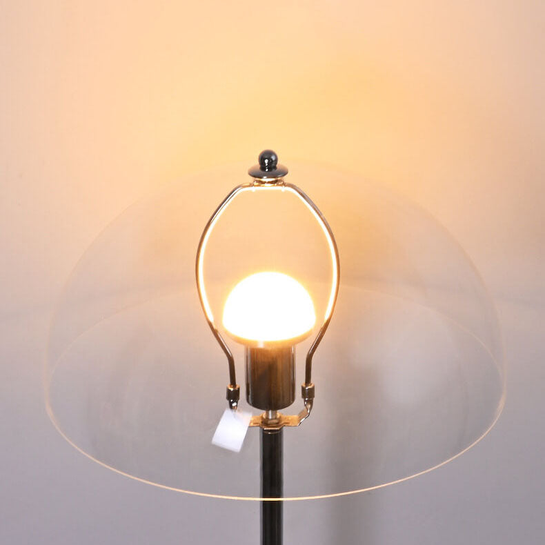 Contemporary floor lamp with acrylic shade