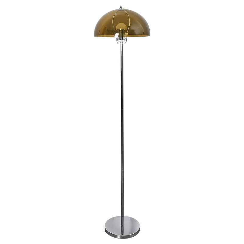 Contemporary floor lamp with acrylic shade