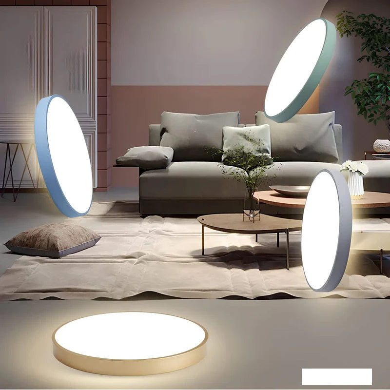 Moderne Deckenleuchte Mit Glänzendem Finish-Aster Selection