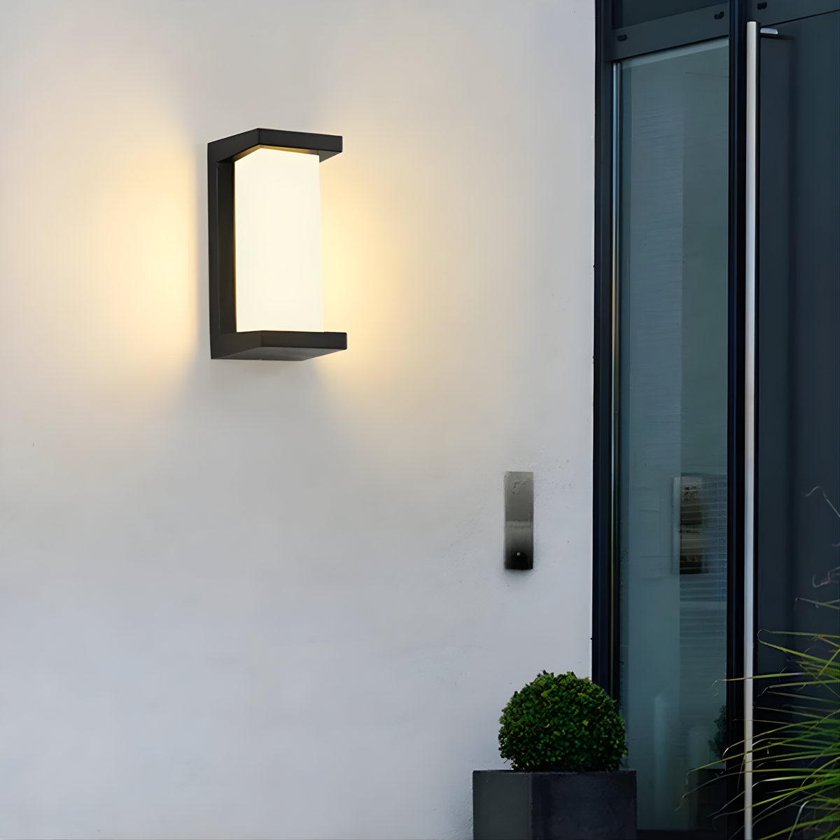 Avelis Moderne Aluminium-LED-Außenwandleuchte