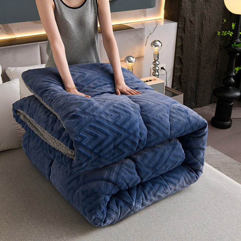 Schwere Sherpa-Decke mit Steppschicht-Aster Selection