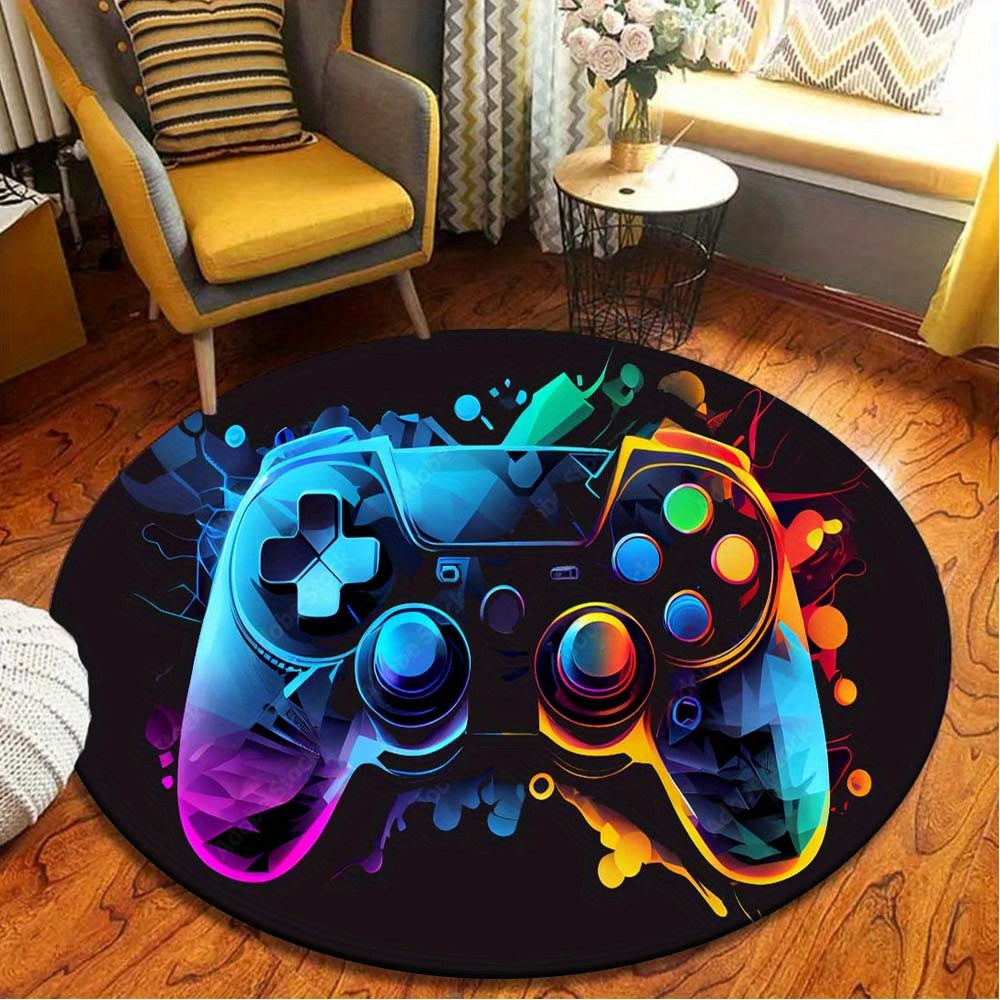 Gaming carpet in gamepad design