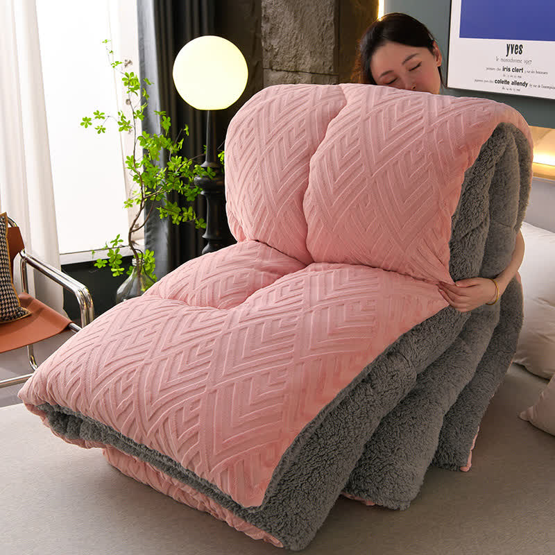 Schwere Sherpa-Decke mit Steppschicht-Aster Selection