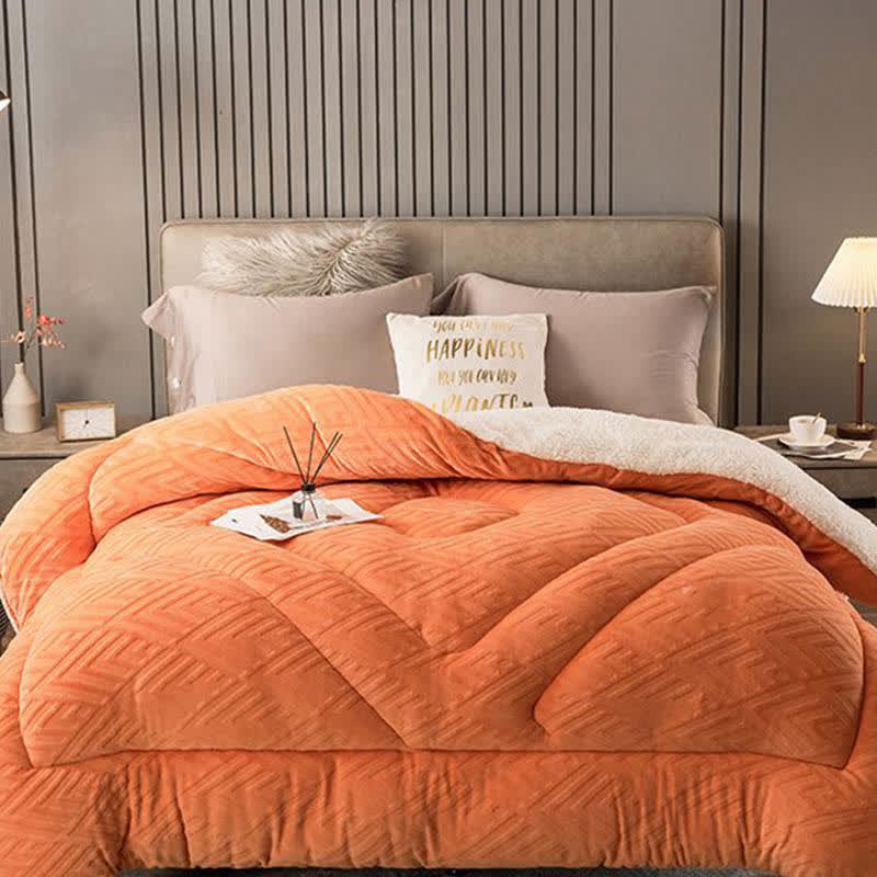 Schwere Sherpa-Decke mit Steppschicht-Aster Selection