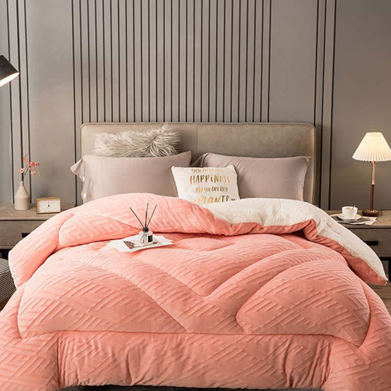 Schwere Sherpa-Decke mit Steppschicht-Aster Selection