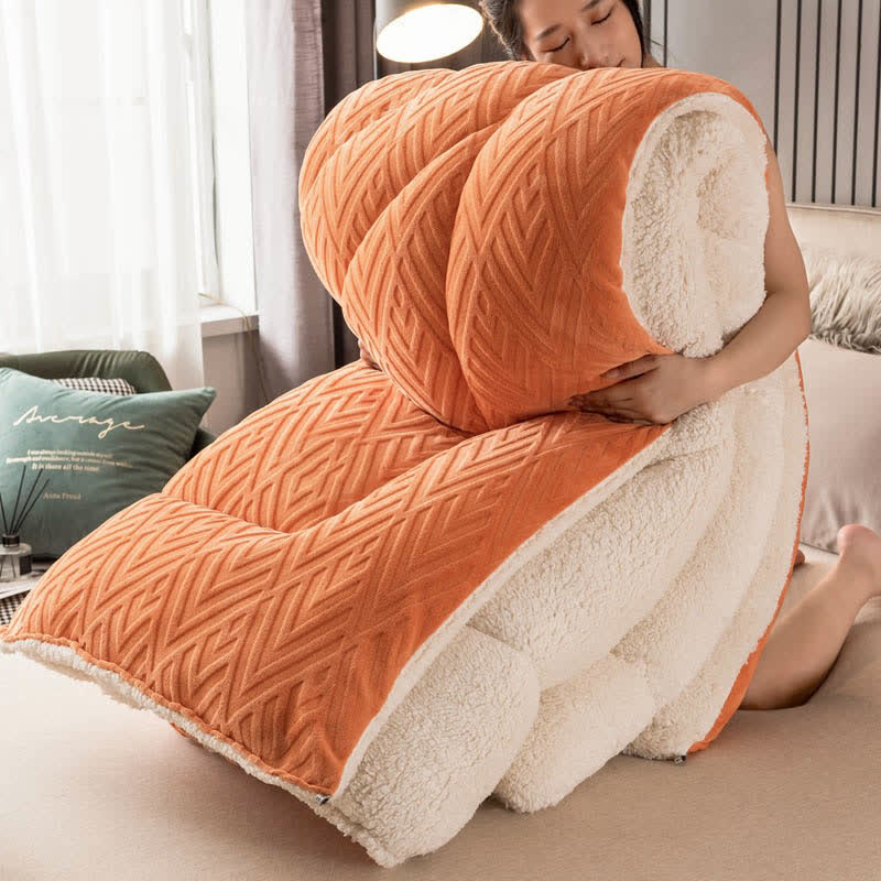 Schwere Sherpa-Decke mit Steppschicht-Aster Selection