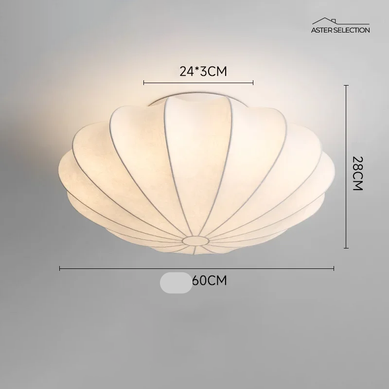 Designer Seiden Deckenleuchte-Aster Selection