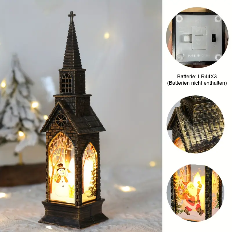 LED Weihnachtskerzen 4er-Set