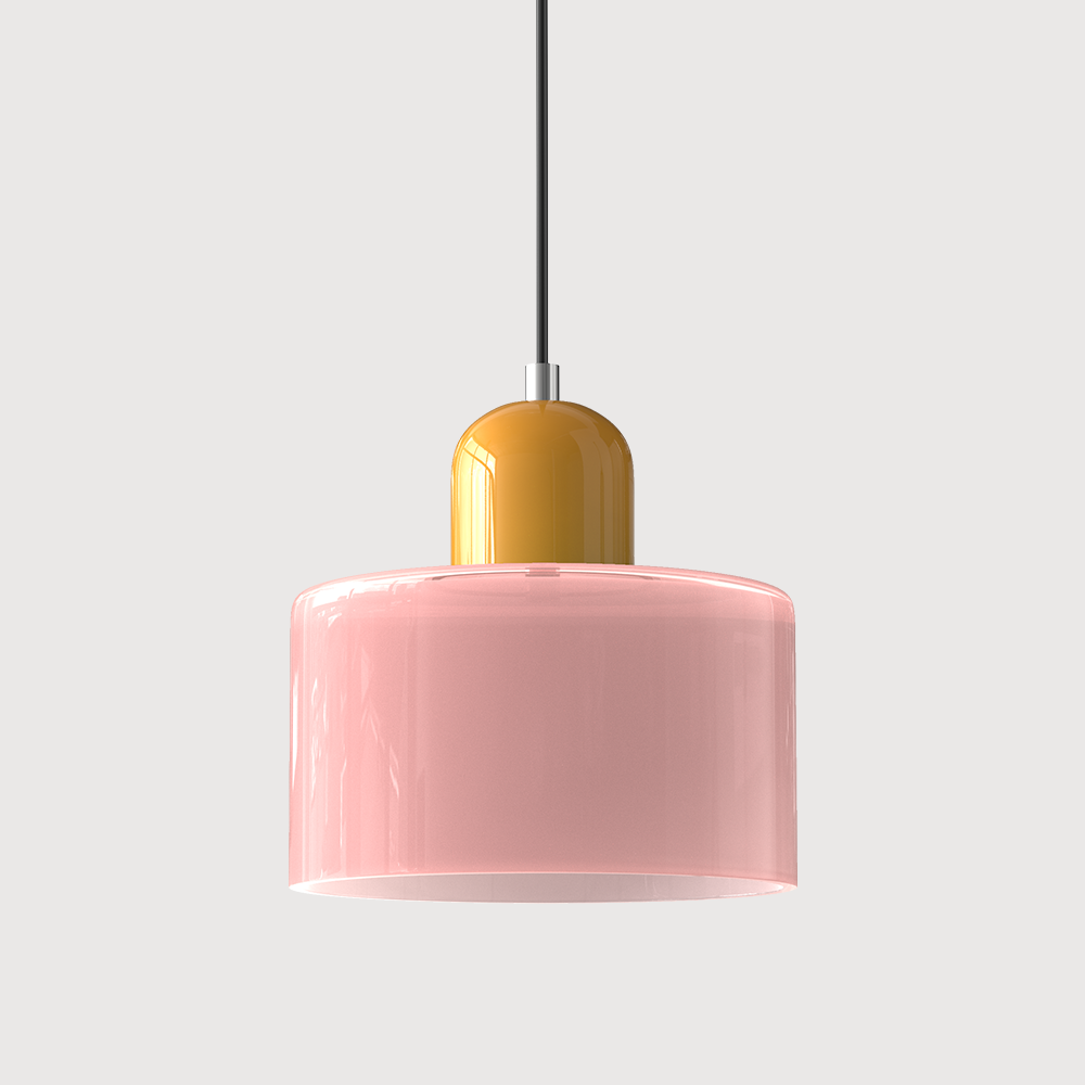 Bauhaus Kugelglas-Pendelleuchte