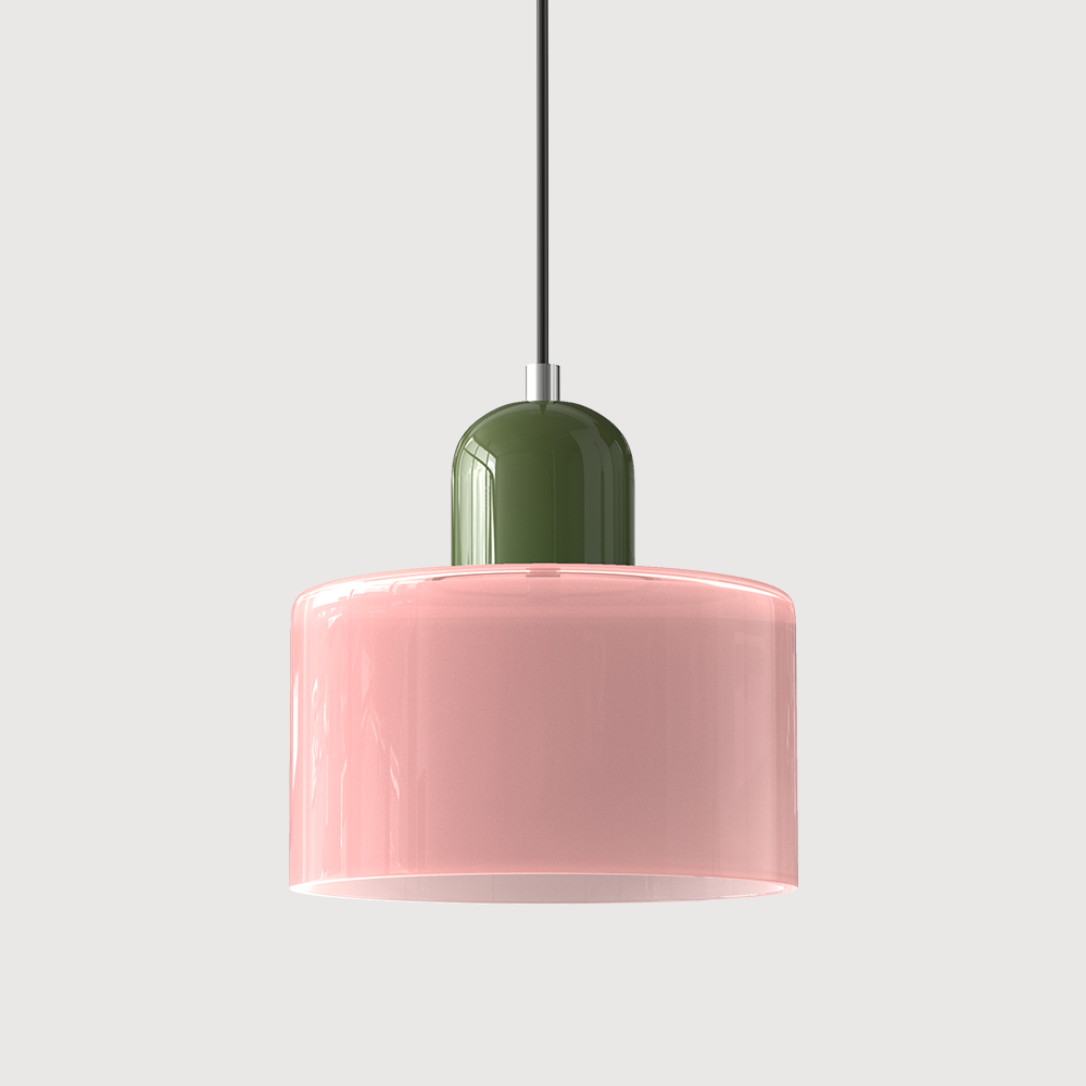Bauhaus Kugelglas-Pendelleuchte