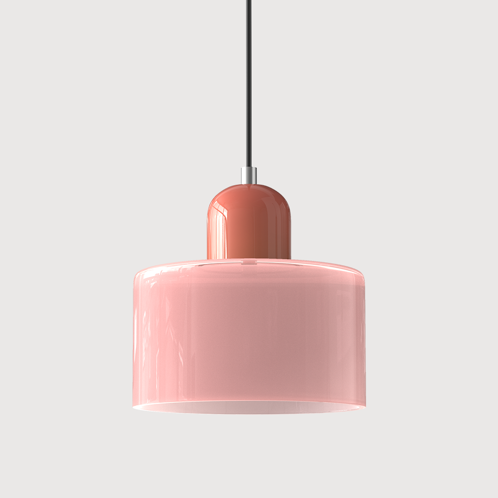 Bauhaus Kugelglas-Pendelleuchte