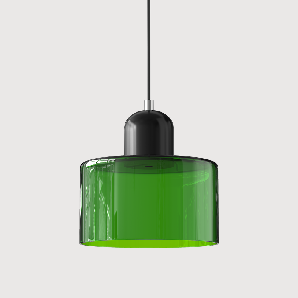 Bauhaus Kugelglas-Pendelleuchte