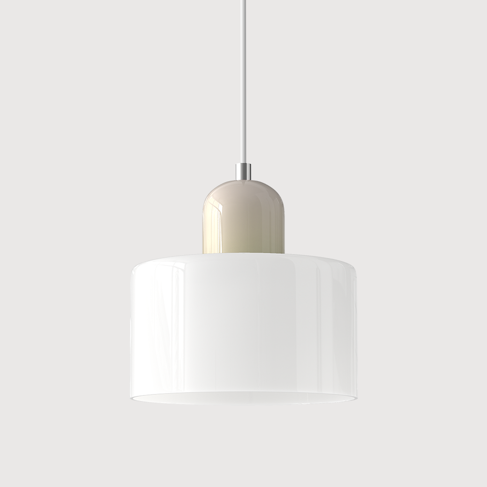 Bauhaus Kugelglas-Pendelleuchte