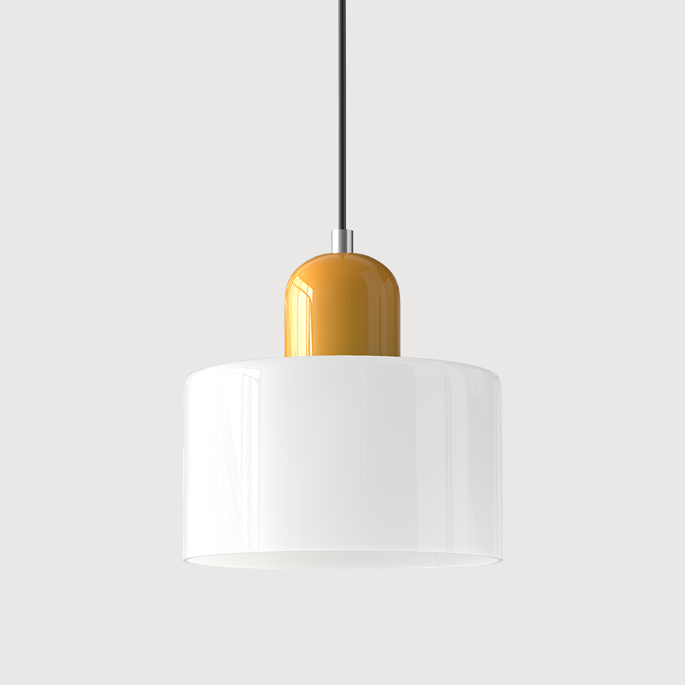 Bauhaus Kugelglas-Pendelleuchte