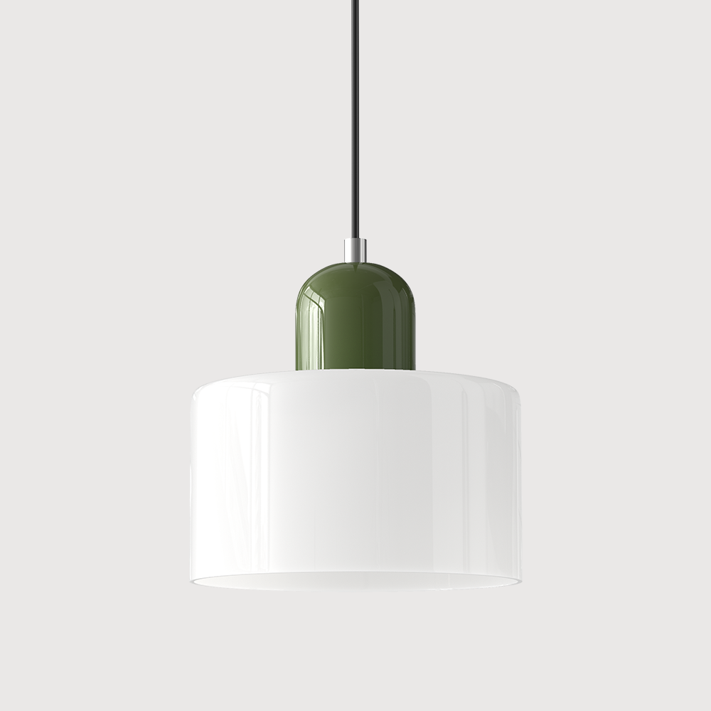 Bauhaus Kugelglas-Pendelleuchte