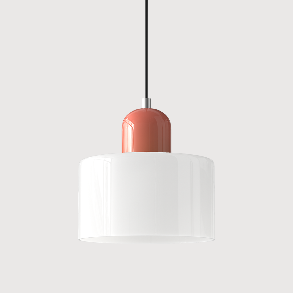Bauhaus Kugelglas-Pendelleuchte