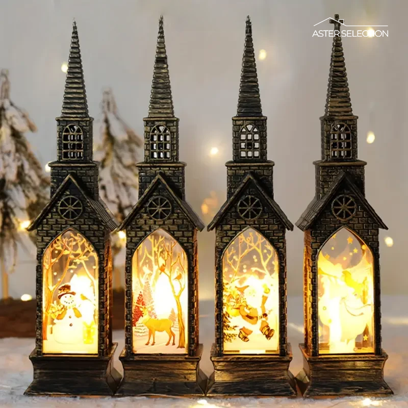 LED Weihnachtskerzen 4er-Set