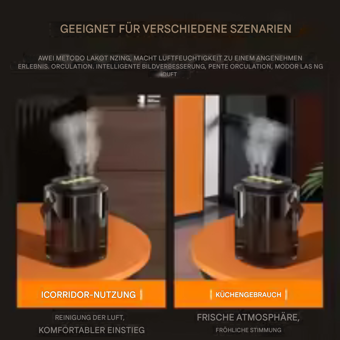 USB diffuser with three nozzles – Innovative humidifier for fresh & pleasant room air