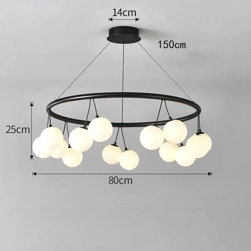 Glas Kugel Pendelleuchte