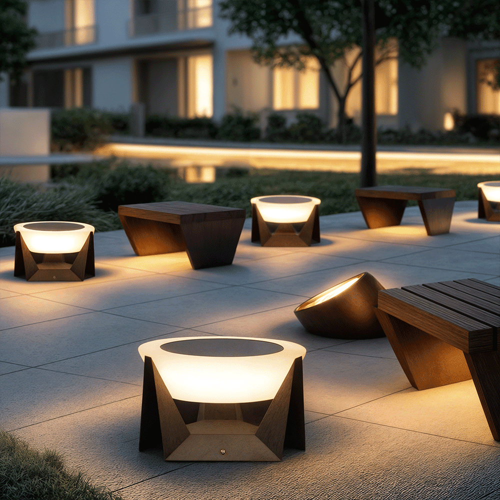 Solar Zaunpfostenleuchte LED