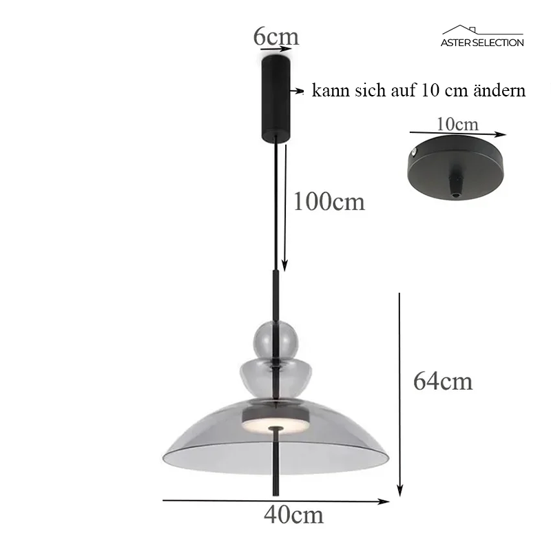 Nordic Glas Hängeleuchte