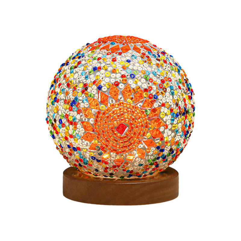 Elegant dimmable mosaic table lamp