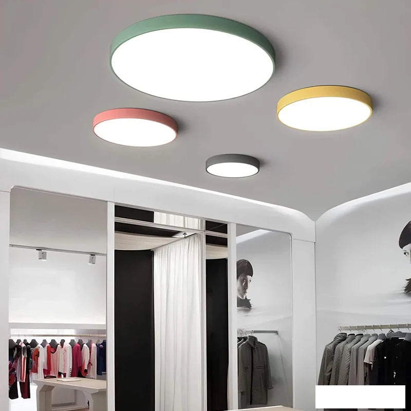 Moderne Deckenleuchte Mit Glänzendem Finish-Aster Selection