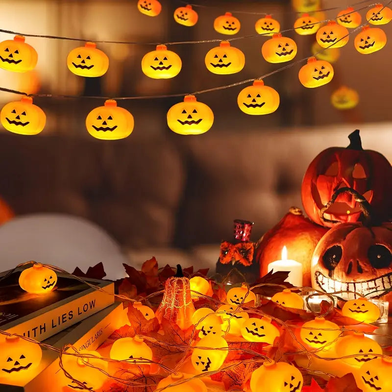 Halloween Kürbis Lichterkette