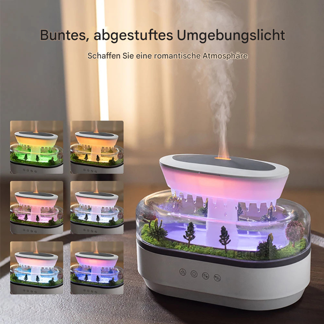 Stylish LED aroma humidifier