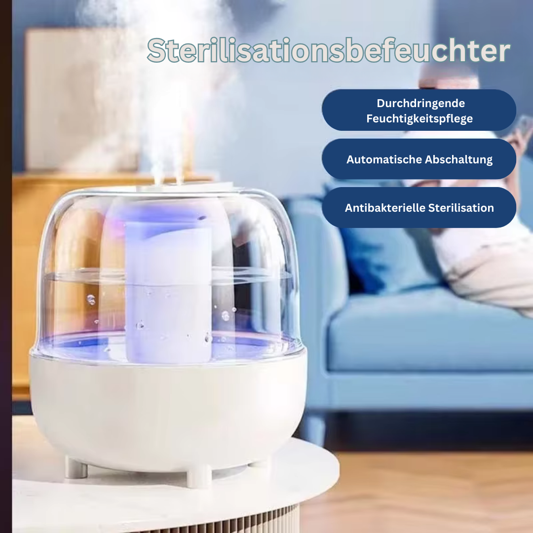 Leistungsstarker 5L Luftbefeuchter – Ultraschall-Technologie für optimale Luftfeuchtigkeit