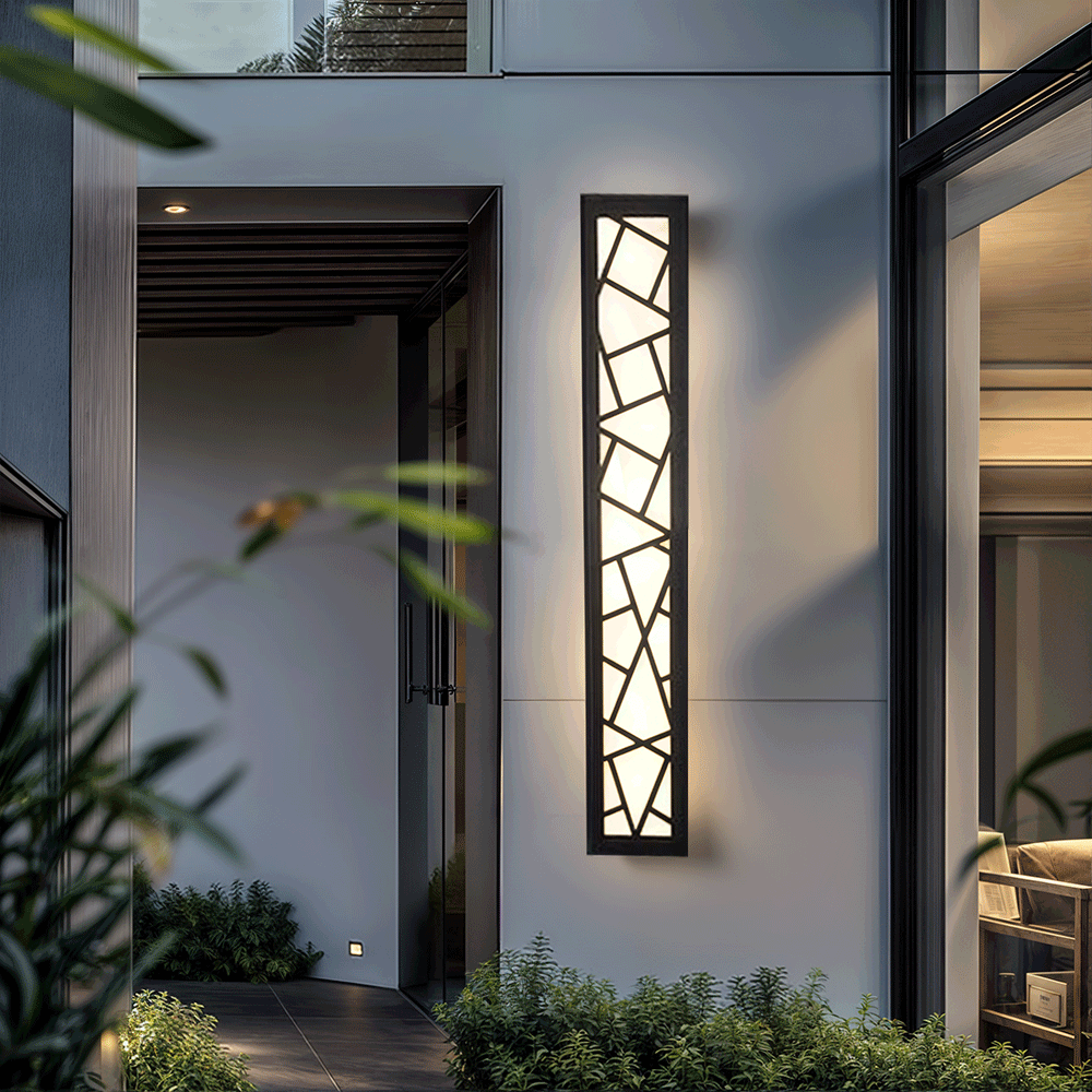 LED-Außenwandleuchte mit modernem Design