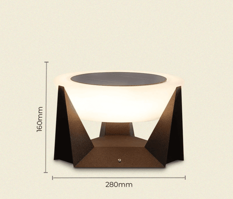 Solar Zaunpfostenleuchte LED