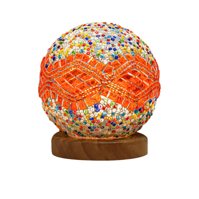 Elegant dimmable mosaic table lamp