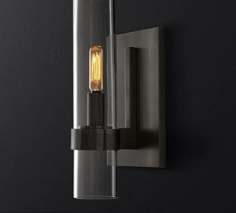 Schwarze Design Wandleuchte