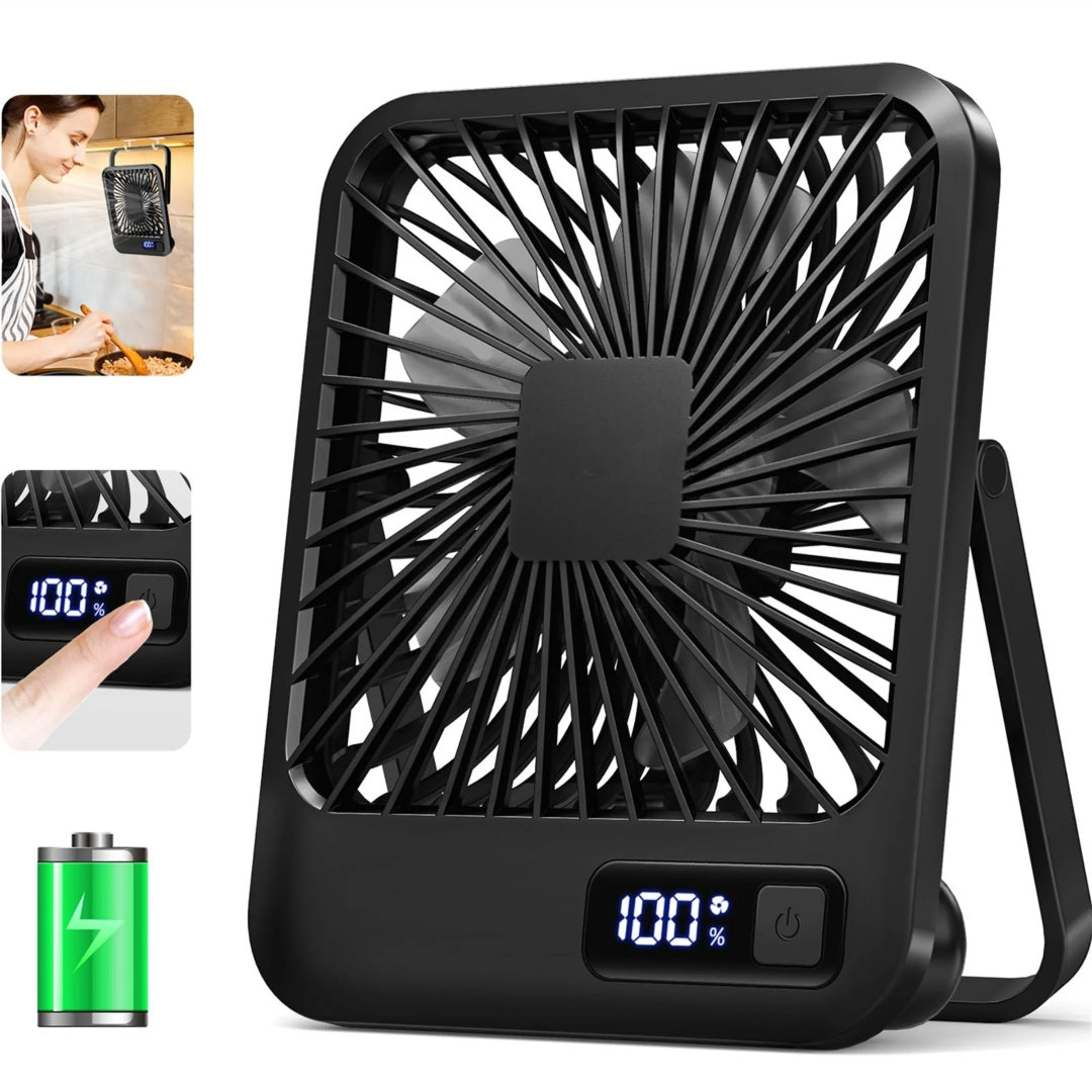 Tragbarer wiederaufladbarer USB-Tischventilator