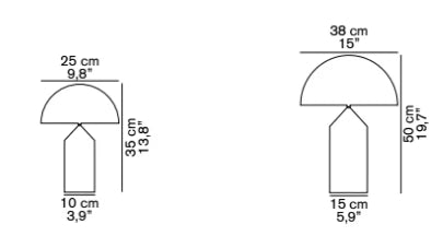 Iconic Metall-Tischleuchte
