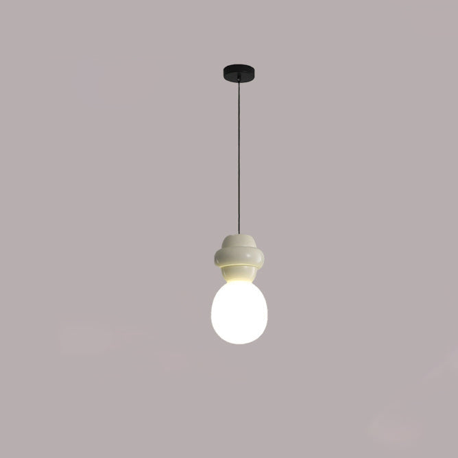 Elegante Resin-Glas Pendelleuchte