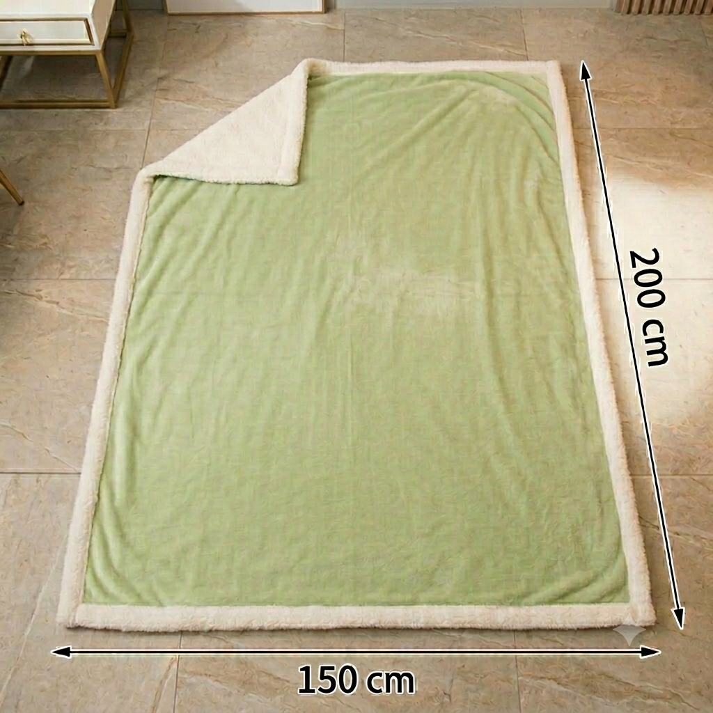 Doppelseitiger Thermofleece-Deckenbezug