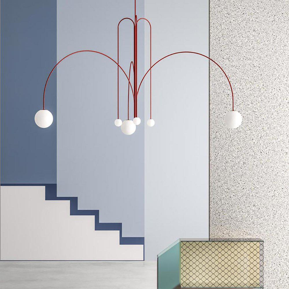 Plafonnier d'art lumineux moderne