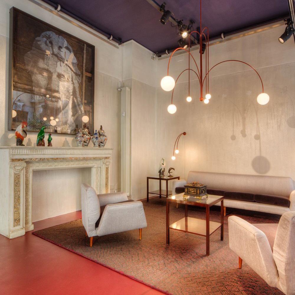 Plafonnier d'art lumineux moderne