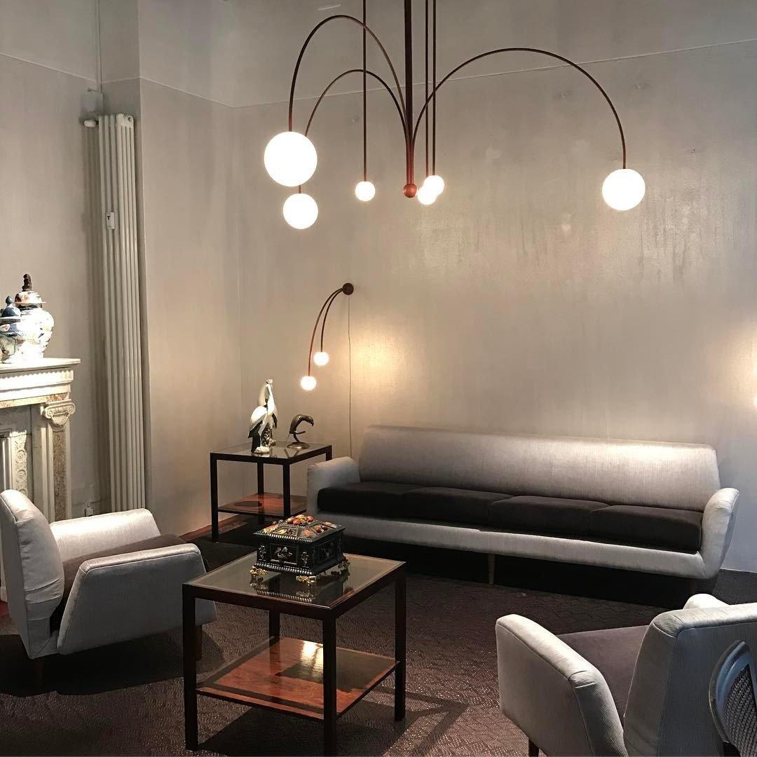 Plafonnier d'art lumineux moderne