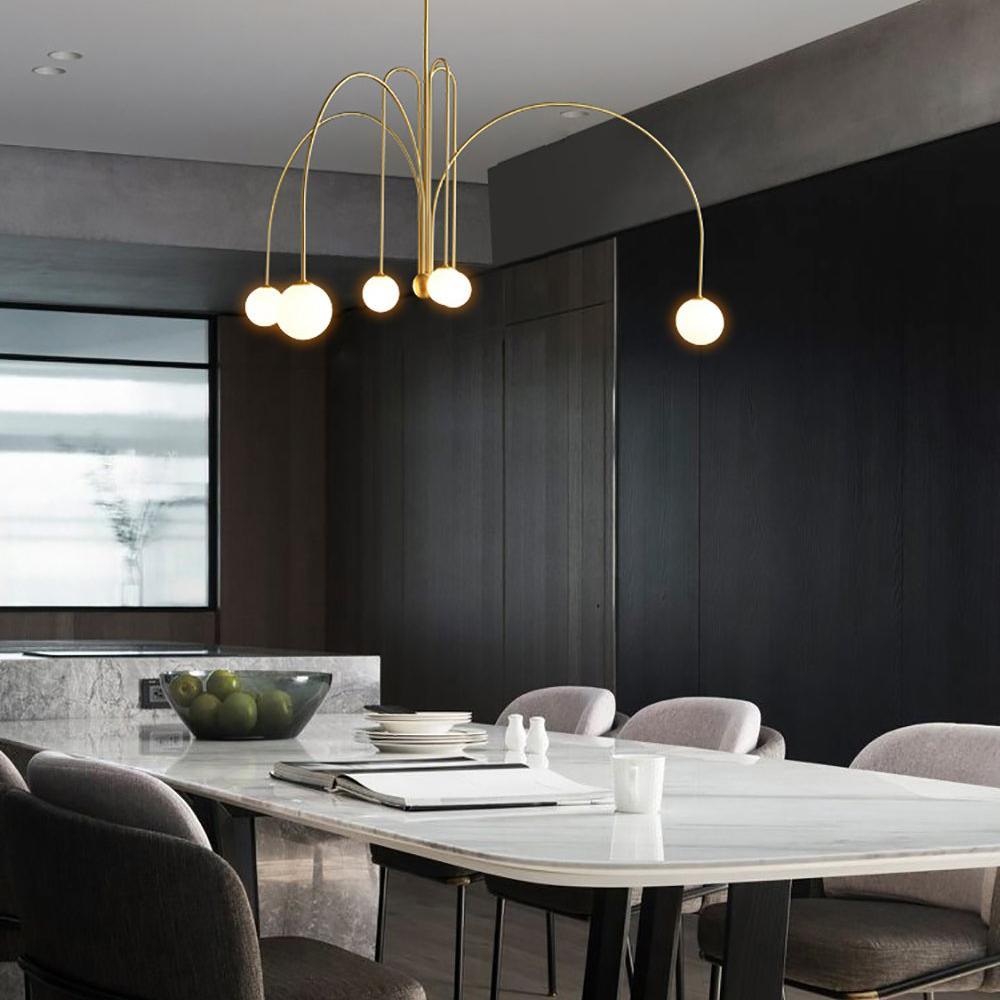 Plafonnier d'art lumineux moderne