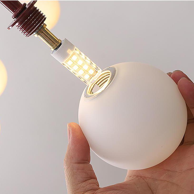Plafonnier d'art lumineux moderne