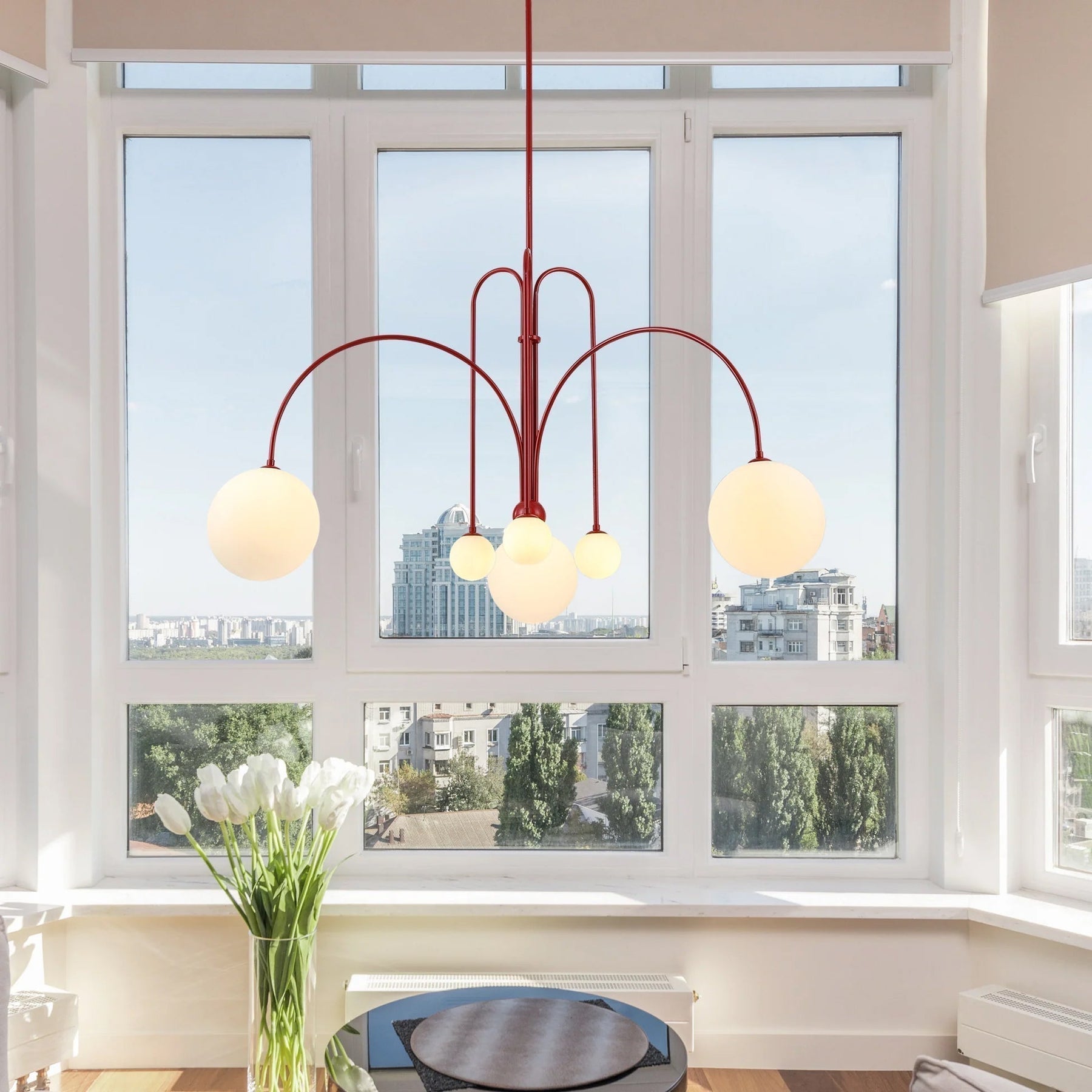 Plafonnier d'art lumineux moderne