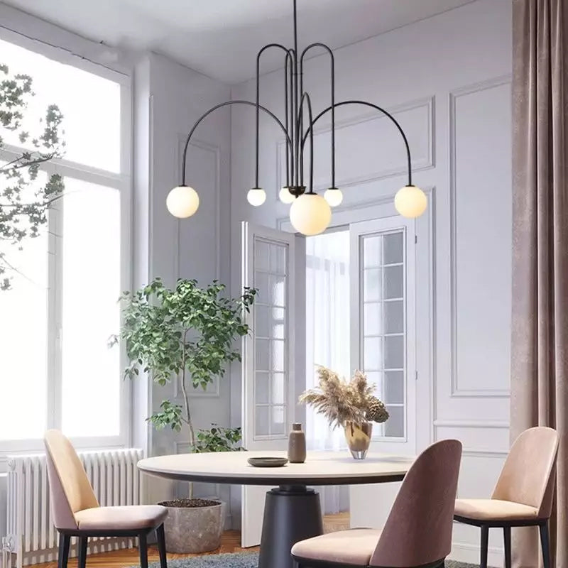 Plafonnier d'art lumineux moderne
