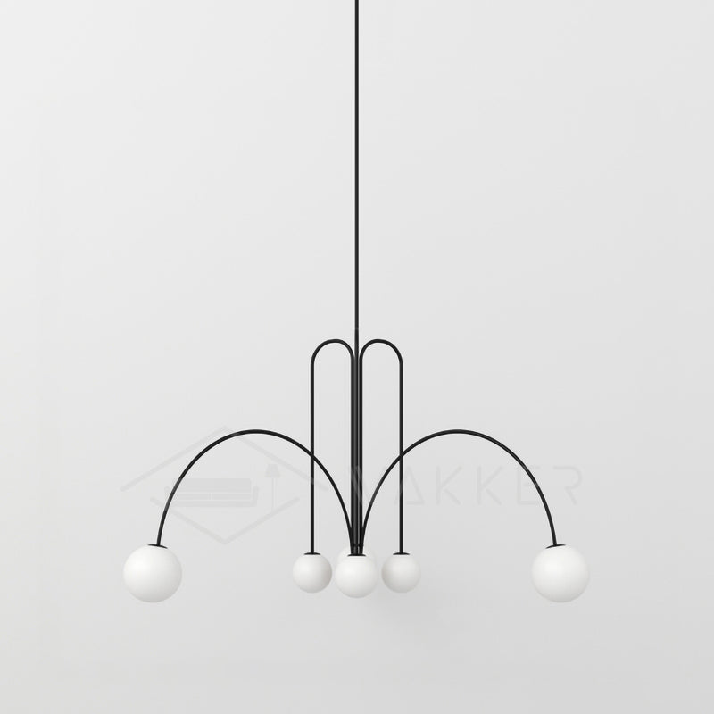 Plafonnier d'art lumineux moderne