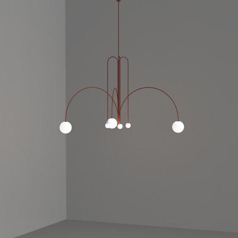 Plafonnier d'art lumineux moderne