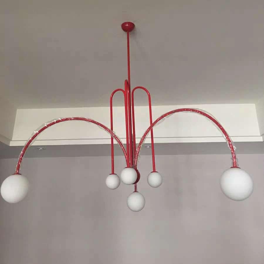 Plafonnier d'art lumineux moderne