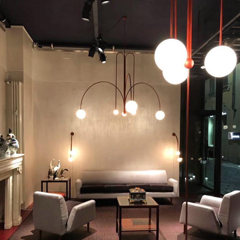 Plafonnier d'art lumineux moderne