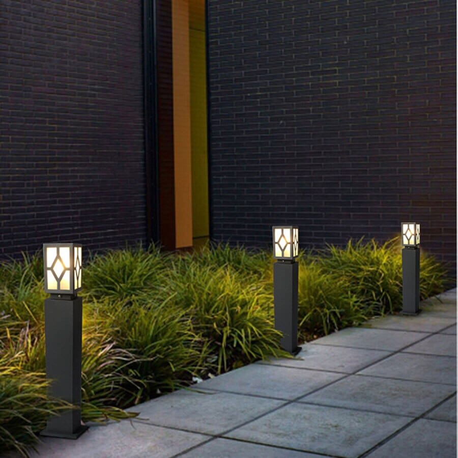 Moderne LED Gartenleuchte